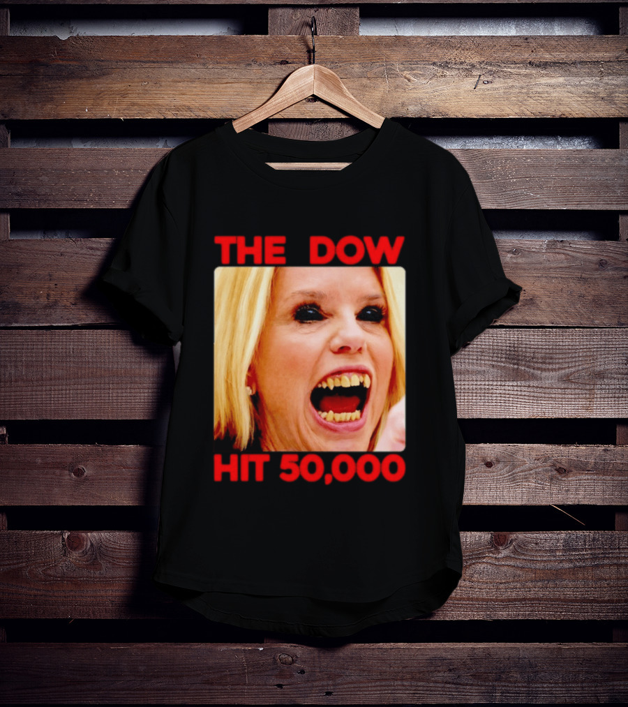 The Dow Hit 50000 Teeth Blonde Woman T-Shirt