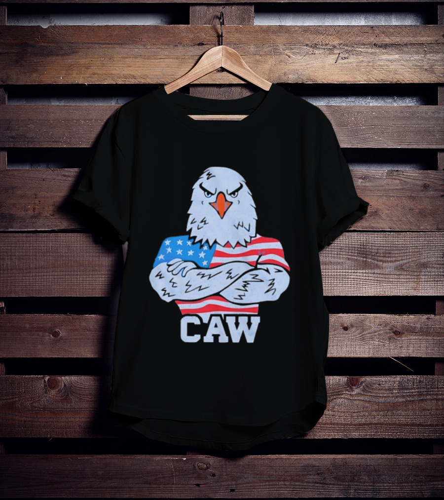 Eagle Caw American Flag Stars And Stripes T-Shirt