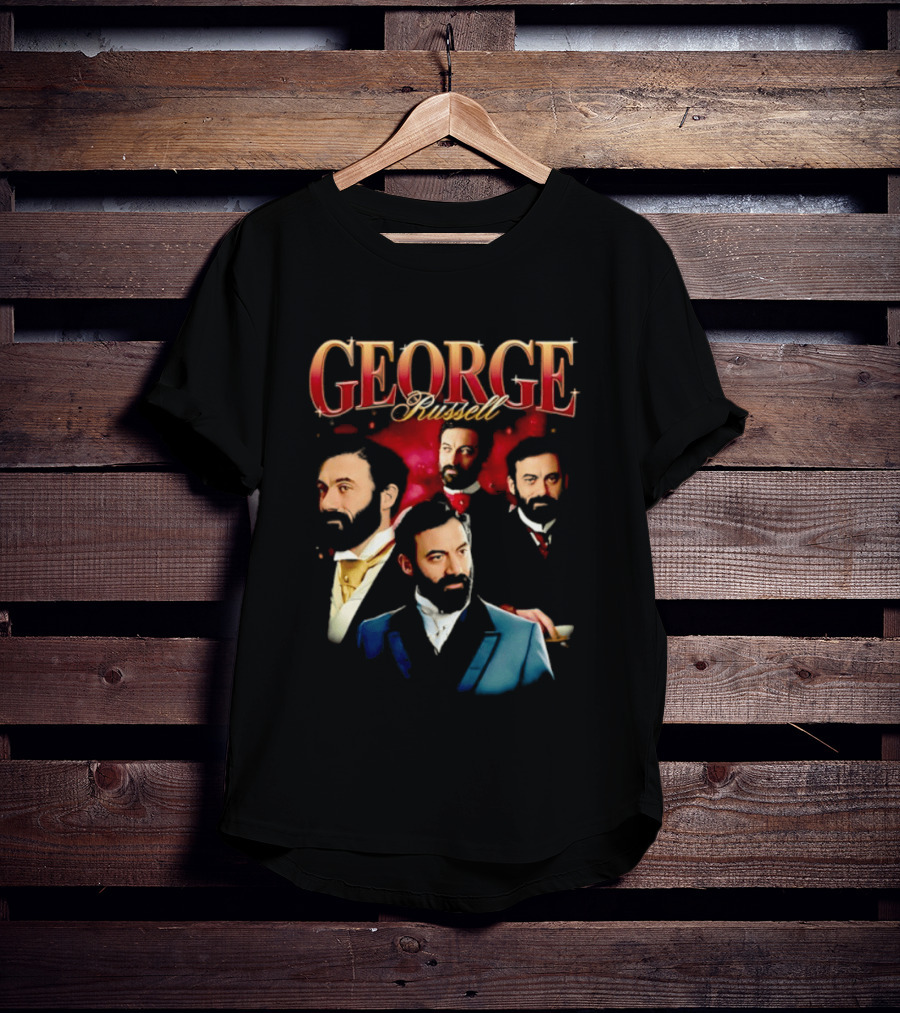 GEORGE Russell Vintage Style Portraits T-Shirt
