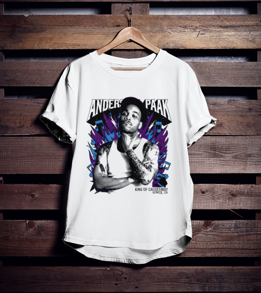 Anderson Paak King Of Causeway Venice CA T-Shirt