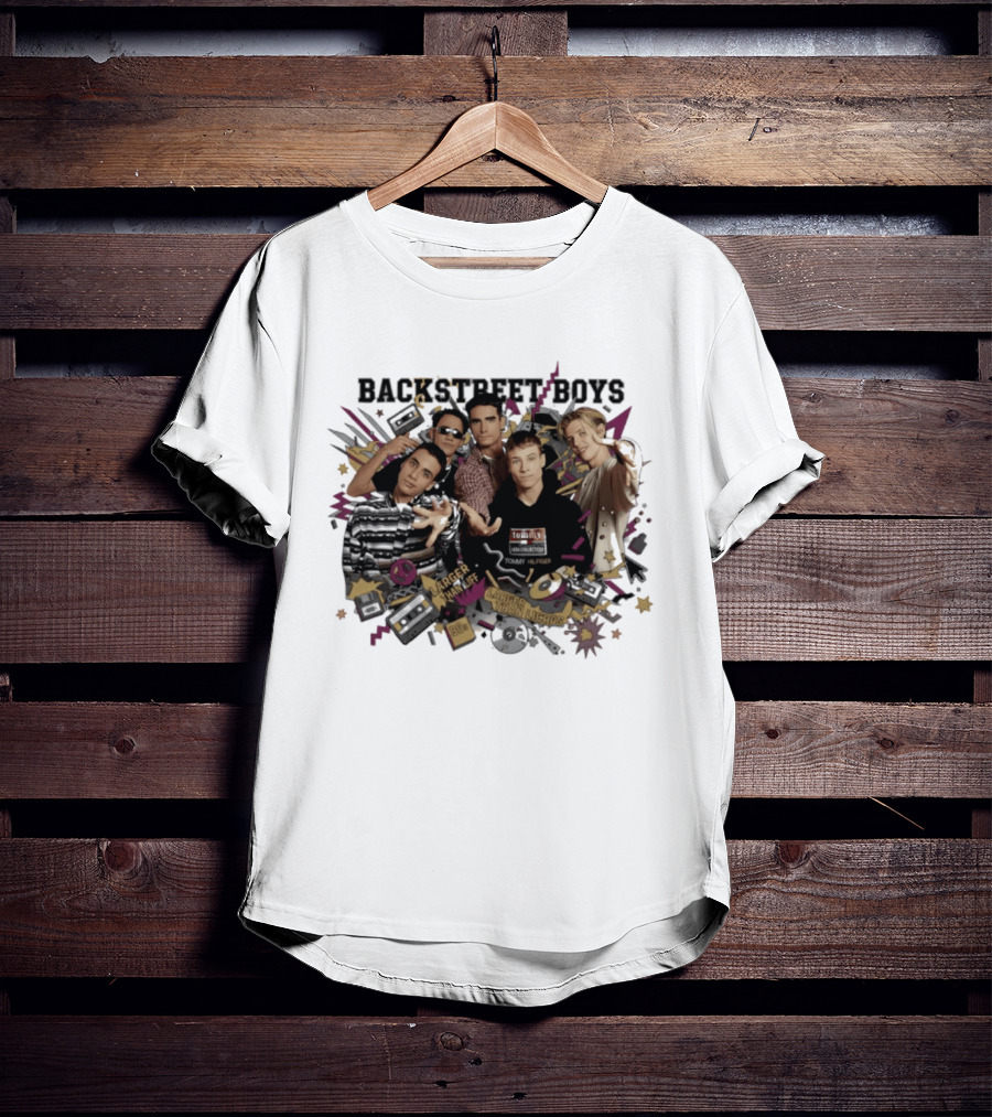 Backstreet Boys Larger Than Life 90s Style Music T-Shirt