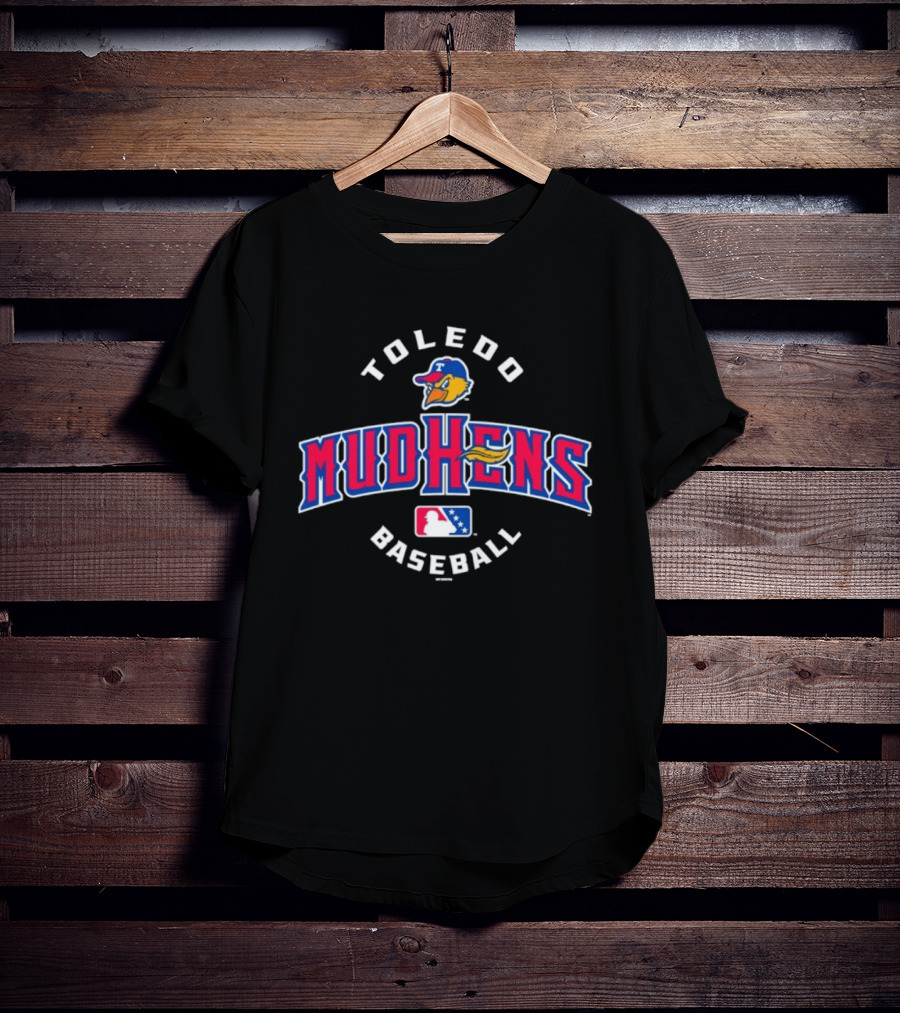 Toledo Mud Hens Baseball Team Logo With Jabari T-Shirt