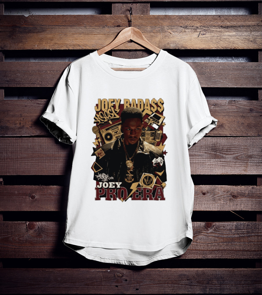 Joey Badass Pro Era Hip Hop Retro Style Collage T-Shirt