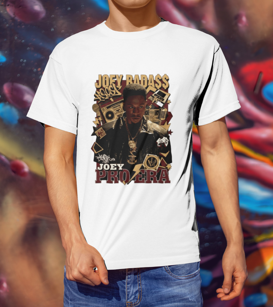 Joey Badass Pro Era Hip Hop Retro Style Collage T-Shirt