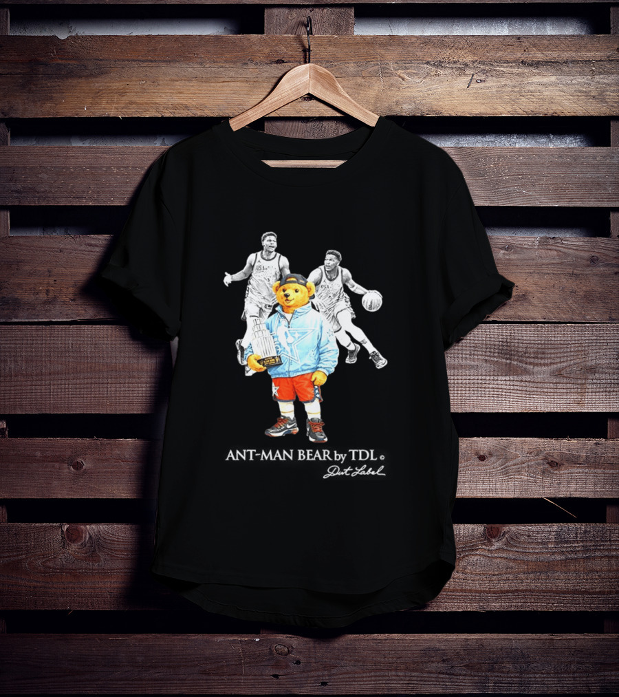 Anthony Edwards Minnesota Timberwolves Bear Trophy USA Basketball T-Shirt