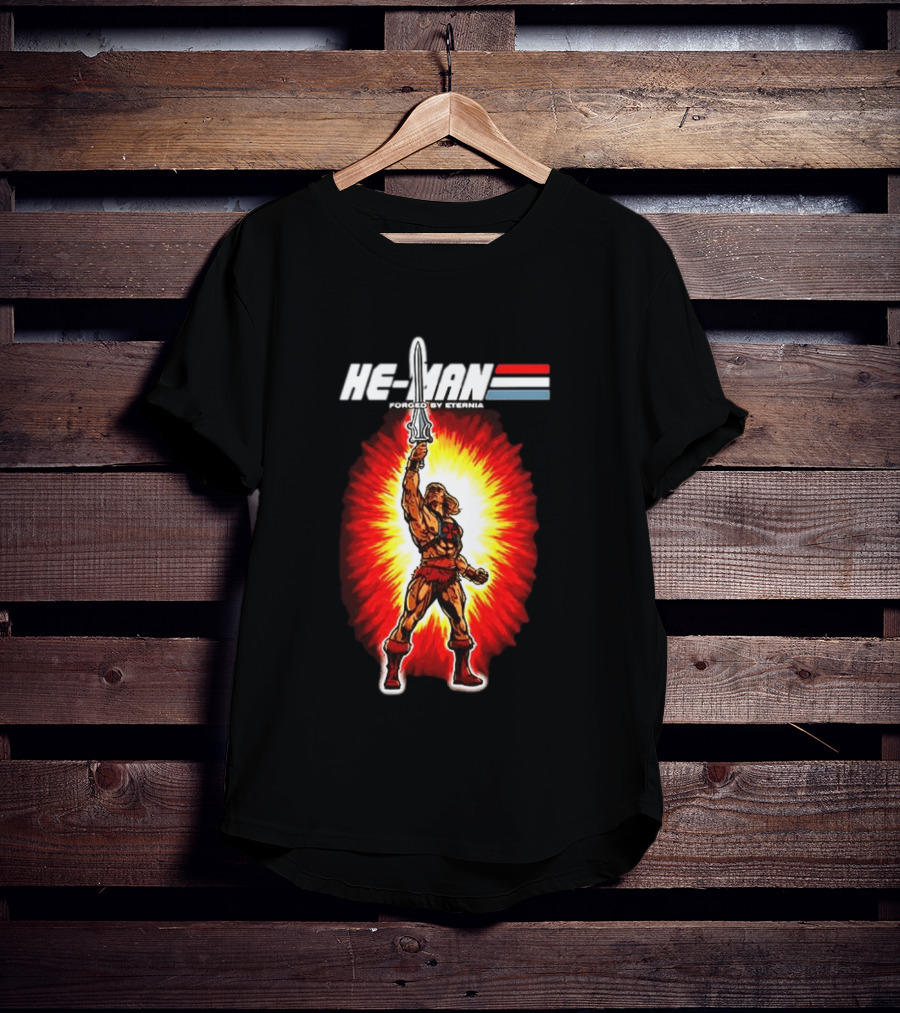 He Man Forged By Eternia Masters Of The Universe Power Sword Blast T-Shirt