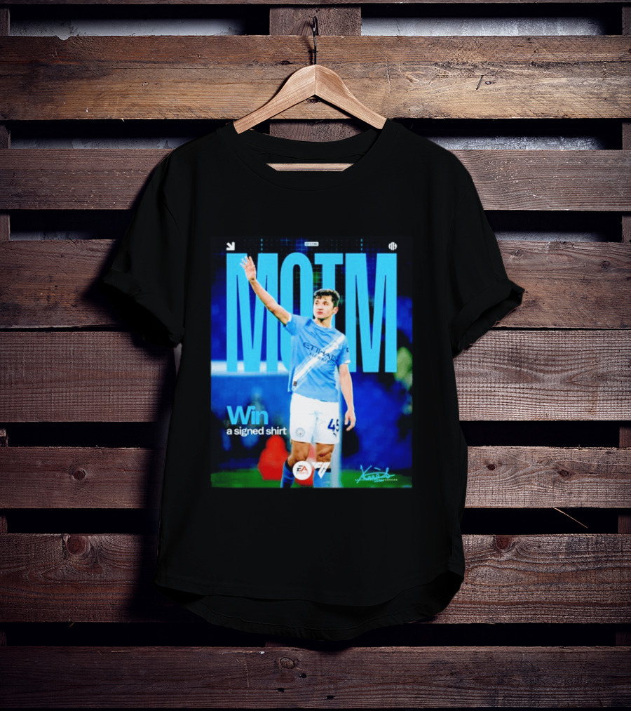 MOTM Win Signed Etihad Airways EA Sports Khusanov T-Shirt