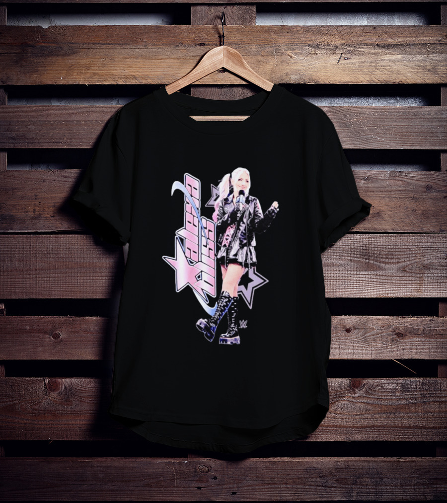 WWE Alexa Bliss Star Theme With Microphone And Boots T-Shirt