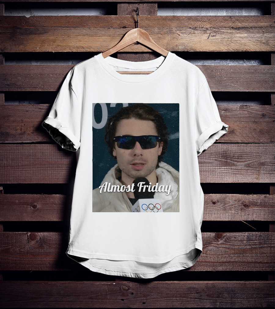 Quinn Hughes Almost Friday Olympics Sunglasses Interview T-Shirt