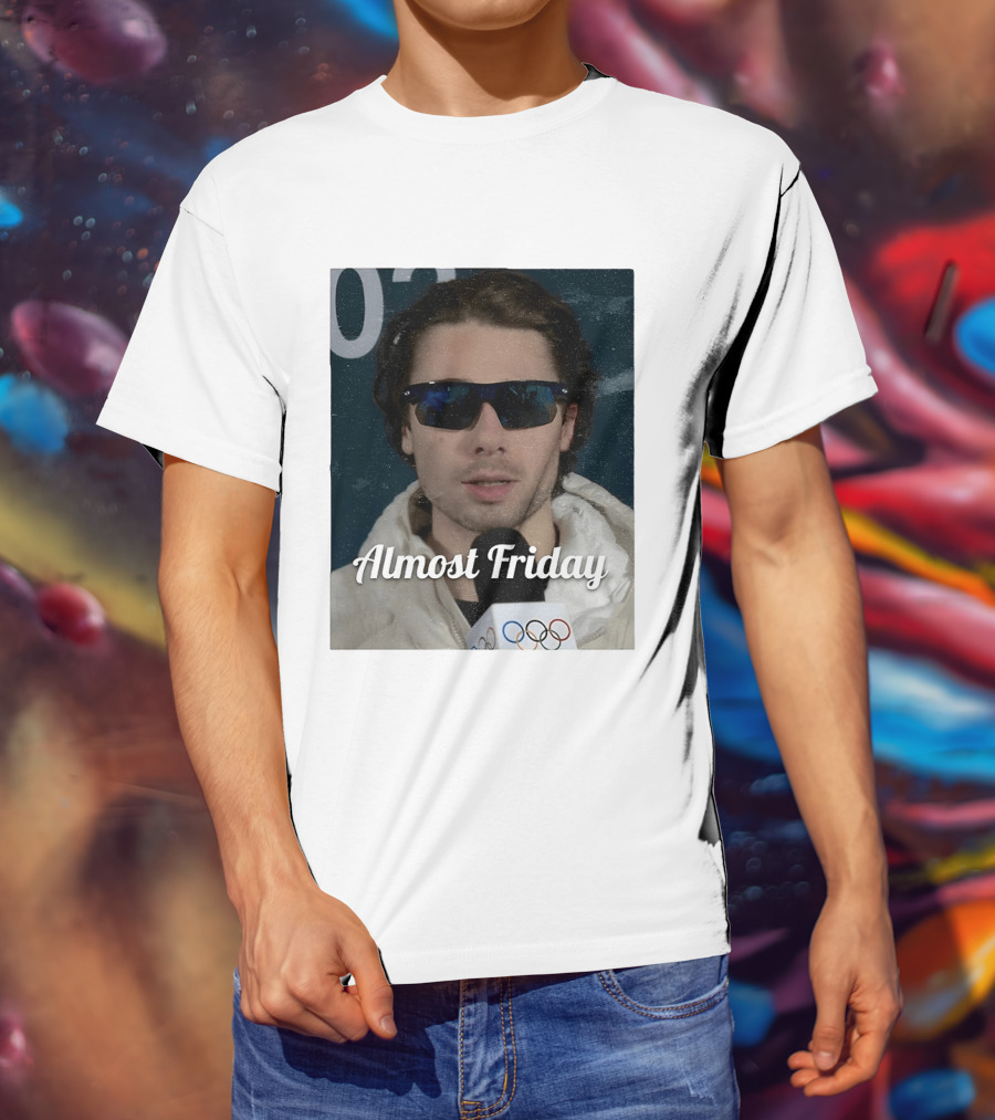 Quinn Hughes Almost Friday Olympics Sunglasses Interview T-Shirt
