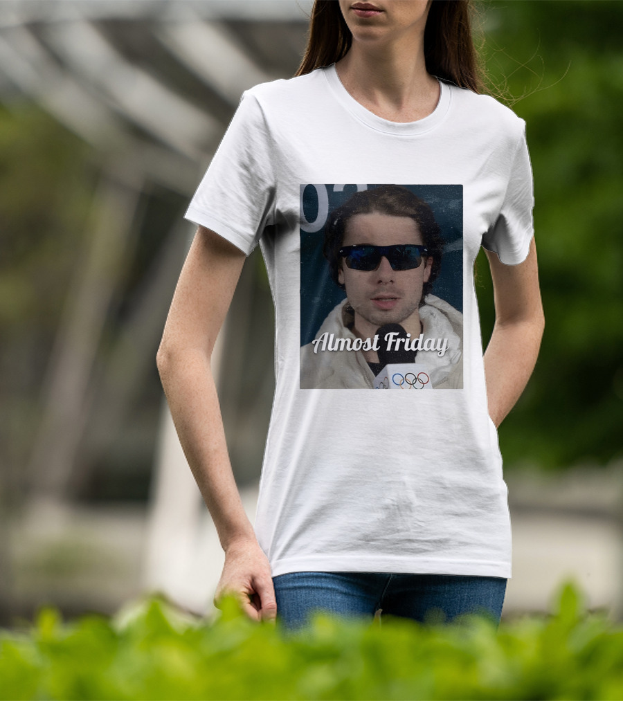 Quinn Hughes Almost Friday Olympics Sunglasses Interview T-Shirt