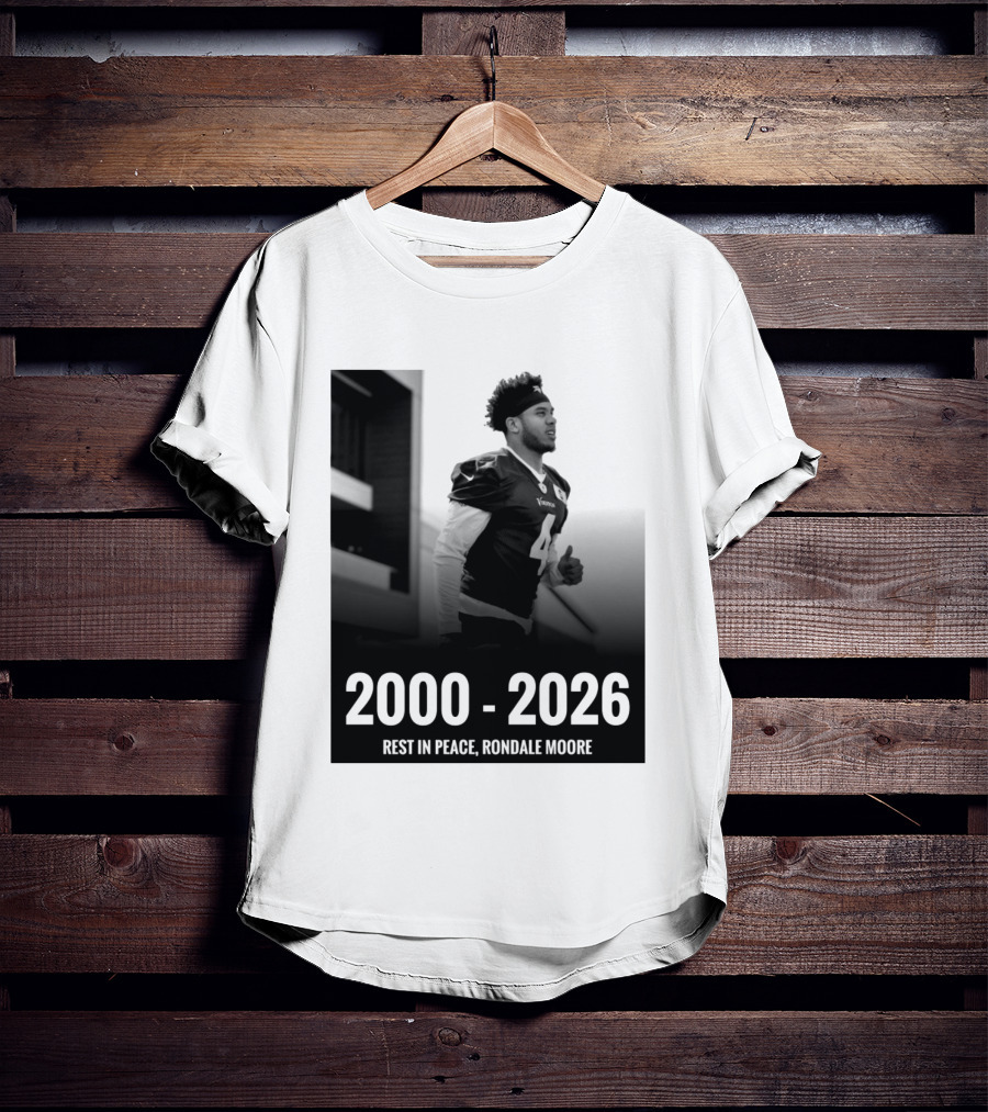 Rest In Peace Rondale Moore 2000 2026 Minnesota Vikings T-Shirt