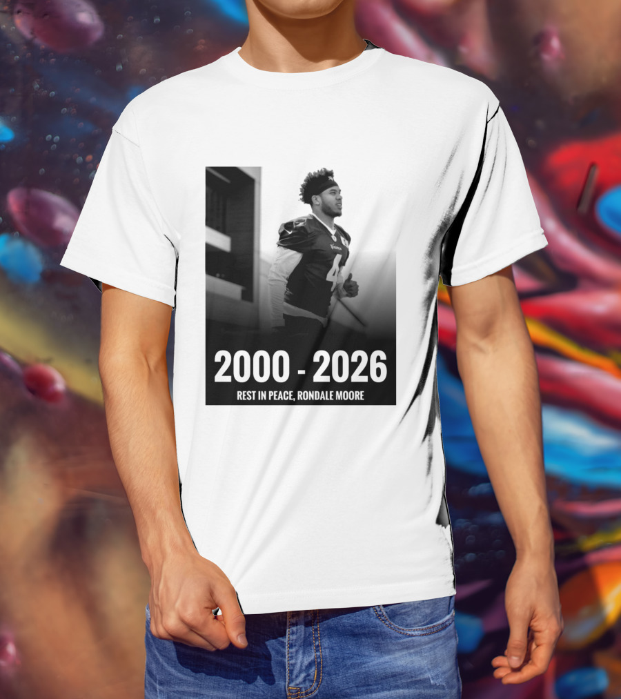 Rest In Peace Rondale Moore 2000 2026 Minnesota Vikings T-Shirt