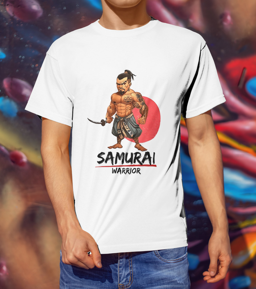 Samurai Warrior Strong Japanese T-Shirt
