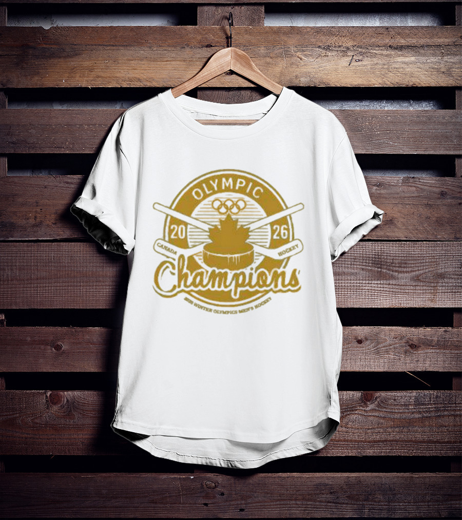 USA Women Hockey Olympic Champions 2026 Gold Medal Milano Cortina T-Shirt