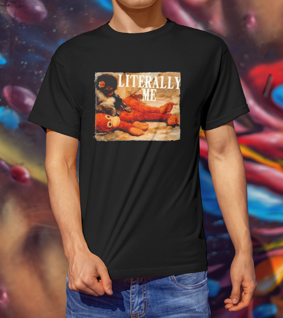 Literally Me Monkey Punch Panchi Kun Plush Relaxing T-Shirt