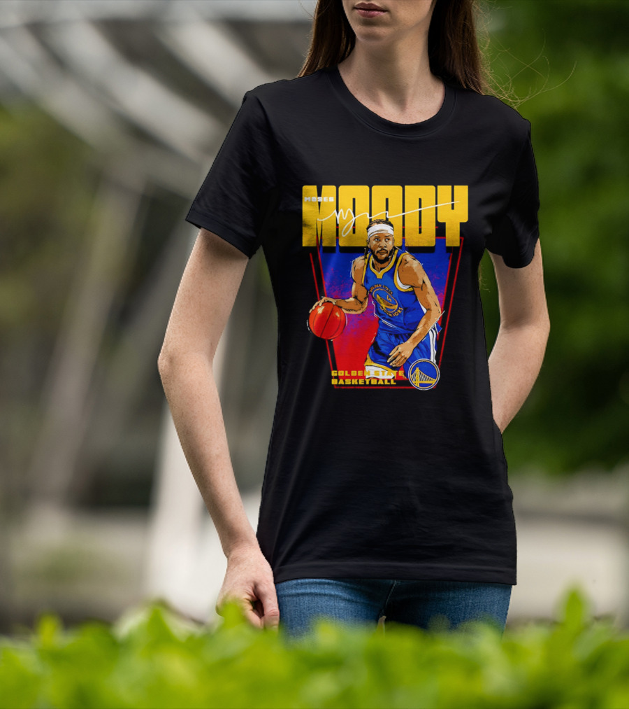 Moses Moody Golden State Warriors Basketball T-Shirt