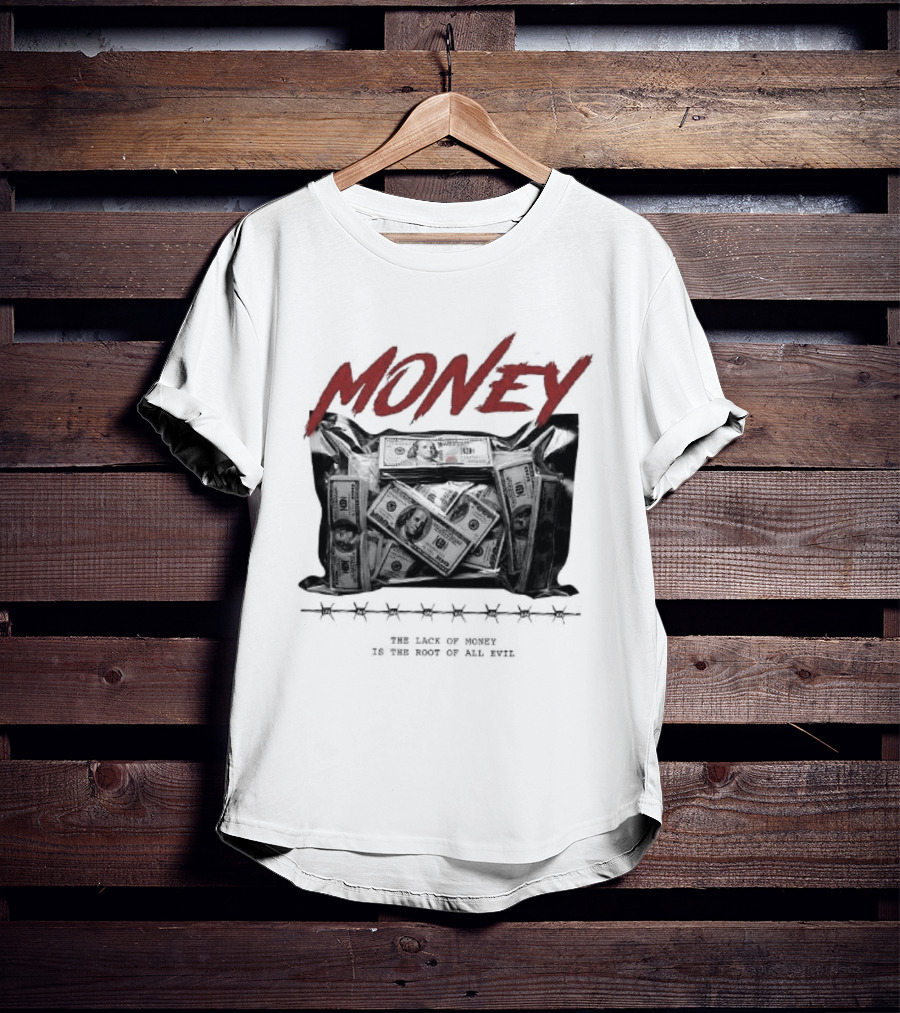 Money The Lack Of Money Is The Root Of All Evil Boombox T-Shirt