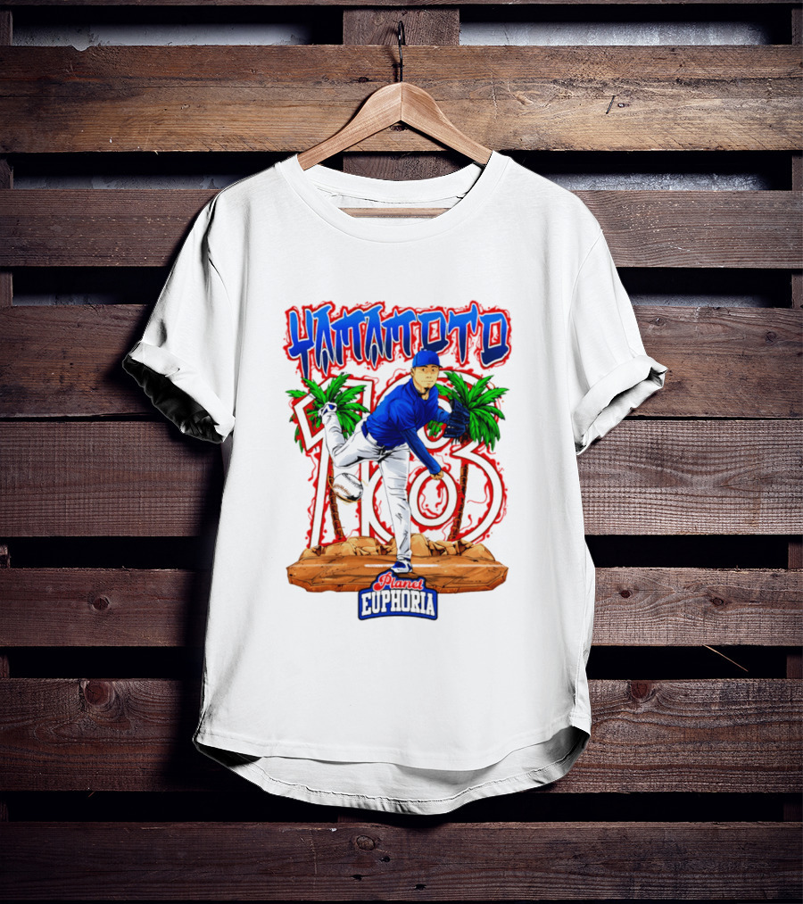 Yamamoto 103 Euphoria Hand Drawn Dodgers T-Shirt
