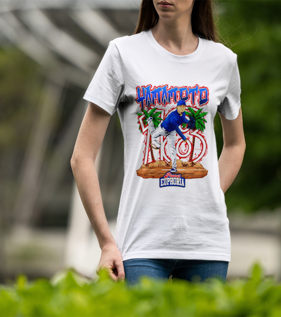 Yamamoto 103 Euphoria Hand Drawn Dodgers T-Shirt