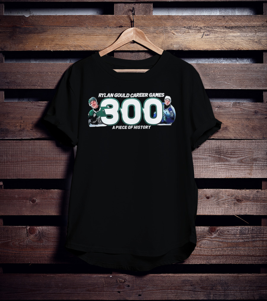 Ryan Gould Career Games 300 A Piece Of History T-Shirt