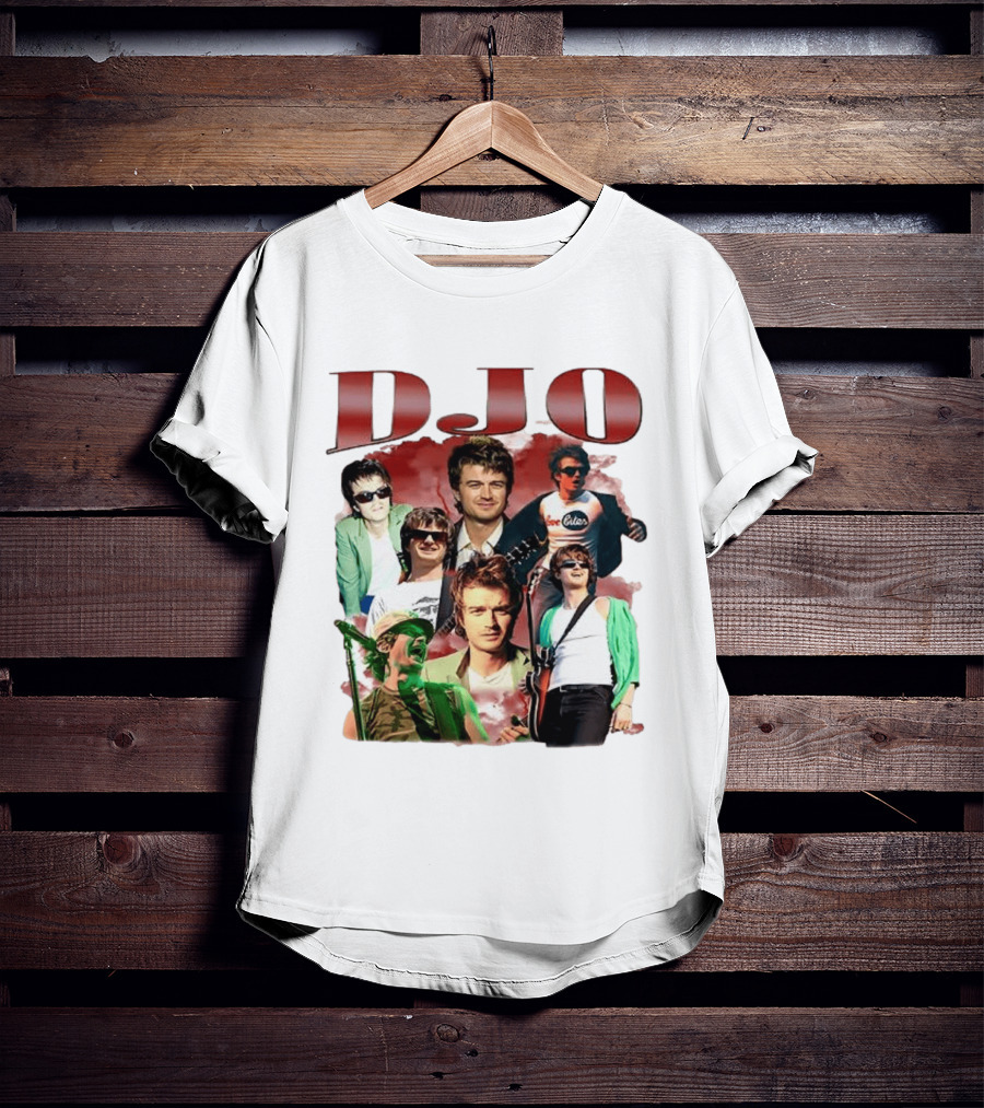 DJO Bootleg Vintage Retro Music Collage T-Shirt