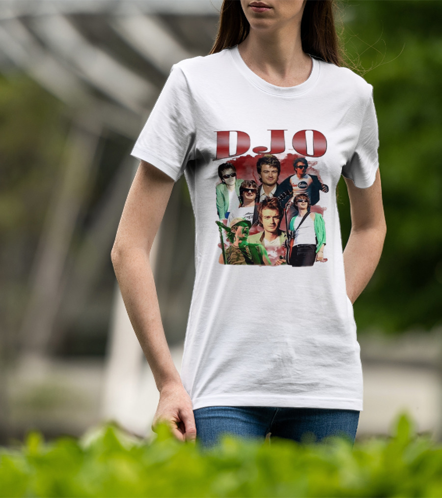 DJO Bootleg Vintage Retro Music Collage T-Shirt