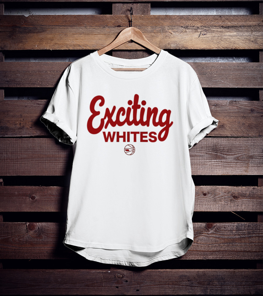 Exciting Whites Nebraska Basketball T-Shirt