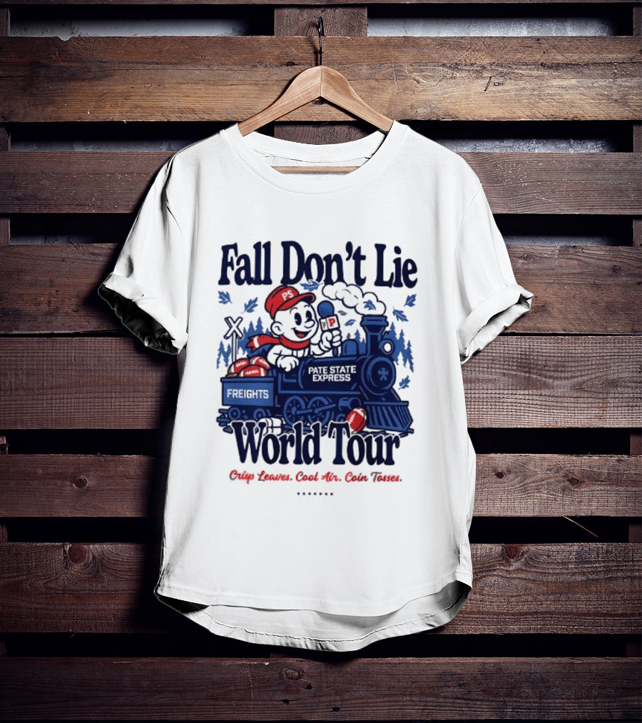 Fall Don't Lie World Tour Freight Train Cross Country Express Morning Edition T-Shirt