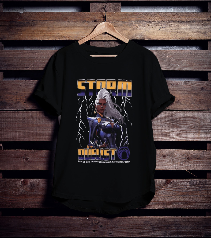Storm Duelist Rain Or Shine Thunder Or Lightning Nature Itself Bends T-Shirt
