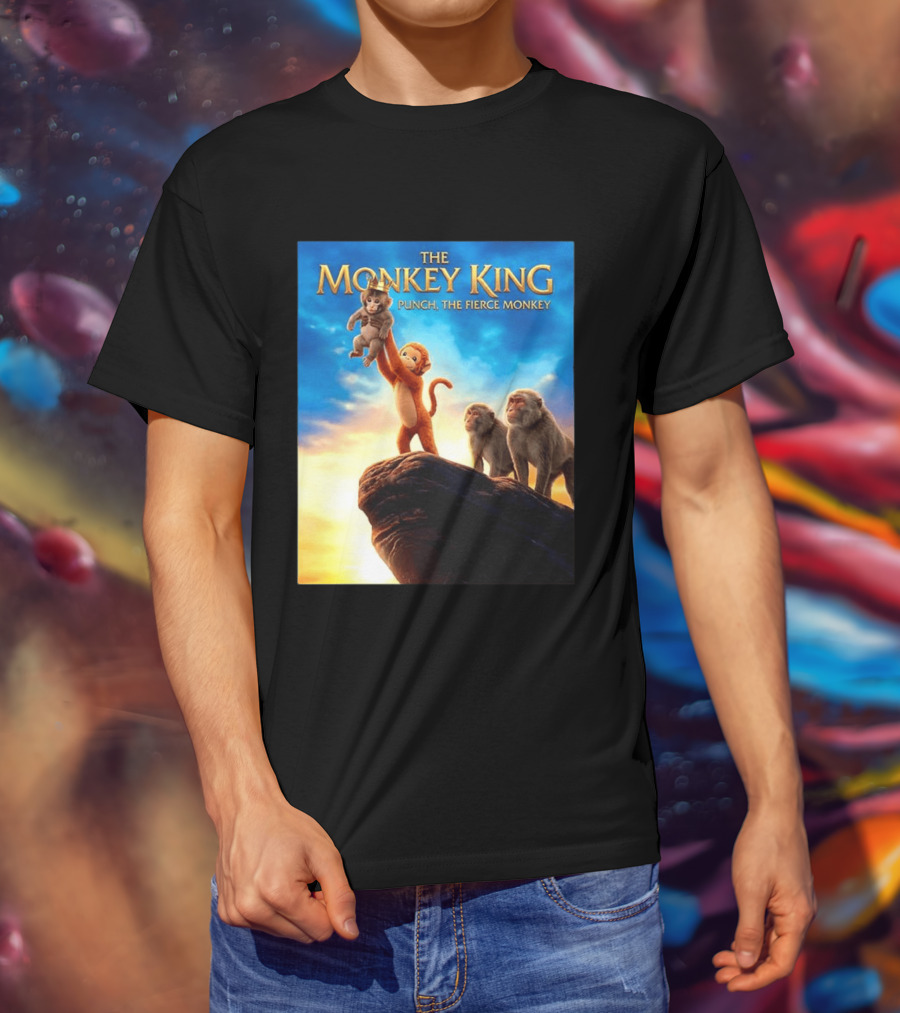 The Monkey King Punch The Fierce Monkey Epic Adventure T-Shirt