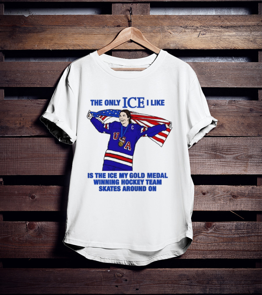 Hilary Knight USA Hockey Gold Medal Winner The Only Ice I Like T-Shirt