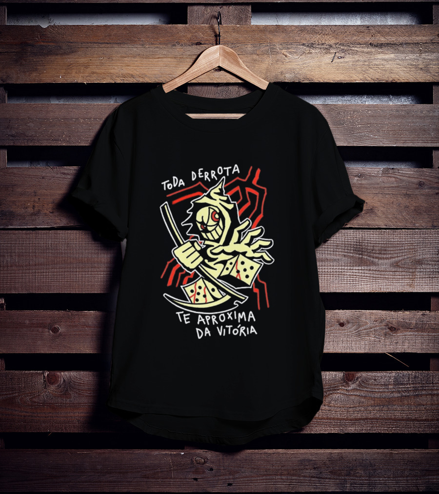 Toda Derrota Te Aproxima Da Vitória Grim Reaper T-Shirt