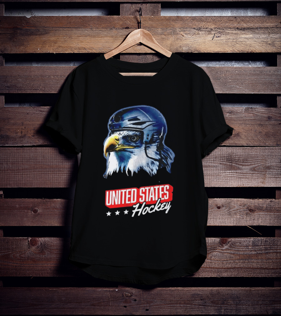 United States Hockey Eagle Milano Cortina 2026 Winter Olympics T-Shirt