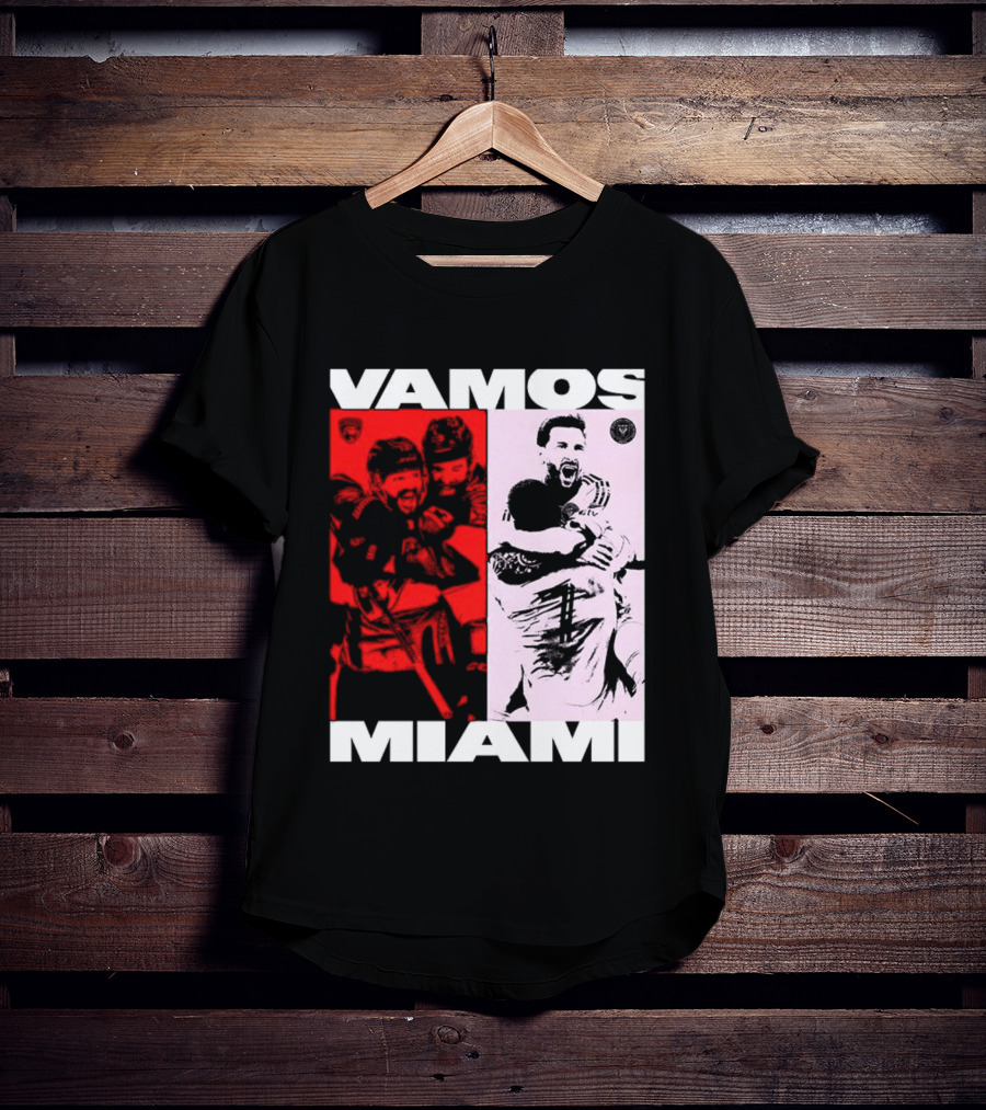 Vamos Miami Soccer Team Celebration Iconic Moments T-Shirt