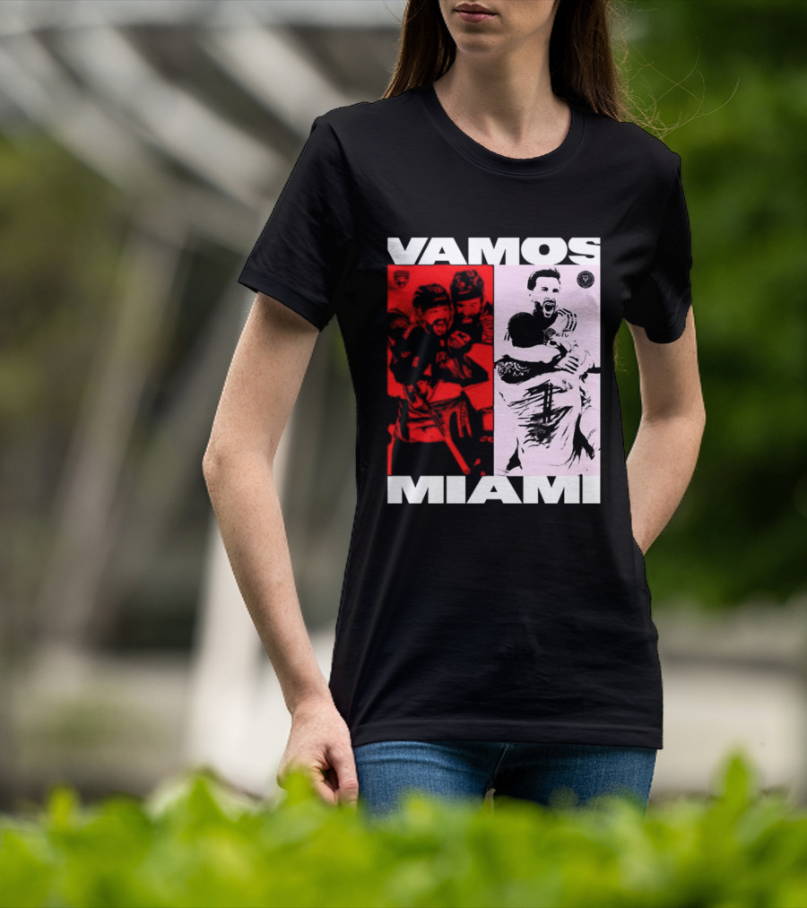 Vamos Miami Soccer Team Celebration Iconic Moments T-Shirt