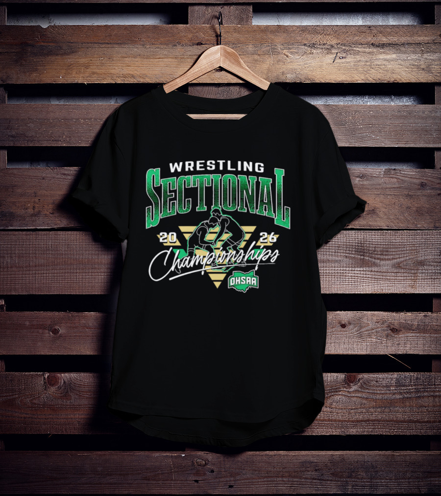 2026 OHSAA Wrestling Sectional Championships T-Shirt