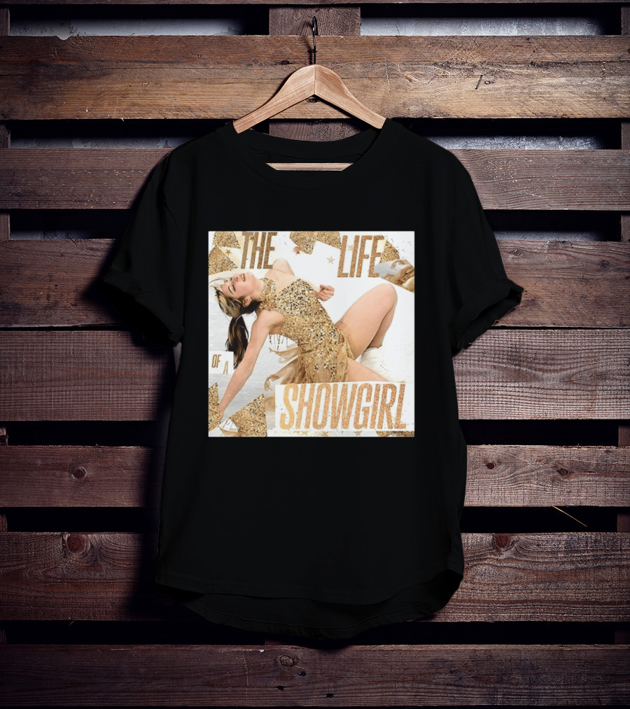 The Life Of A Showgirl Alysa Liu Glamorous Gold Costume Performance T-Shirt