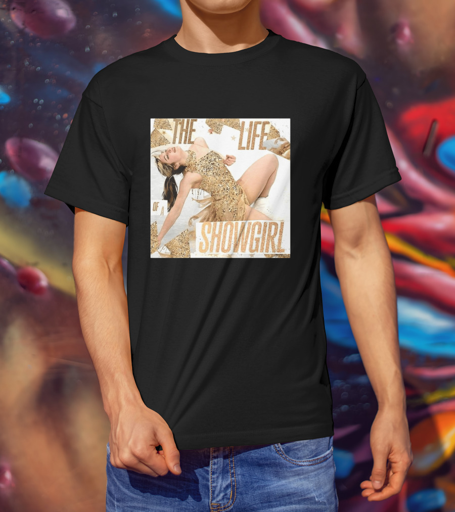 The Life Of A Showgirl Alysa Liu Glamorous Gold Costume Performance T-Shirt