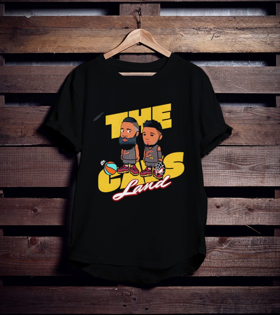 The Cavs Land Cleveland Cavaliers Cartoon Beard Spida T-Shirt