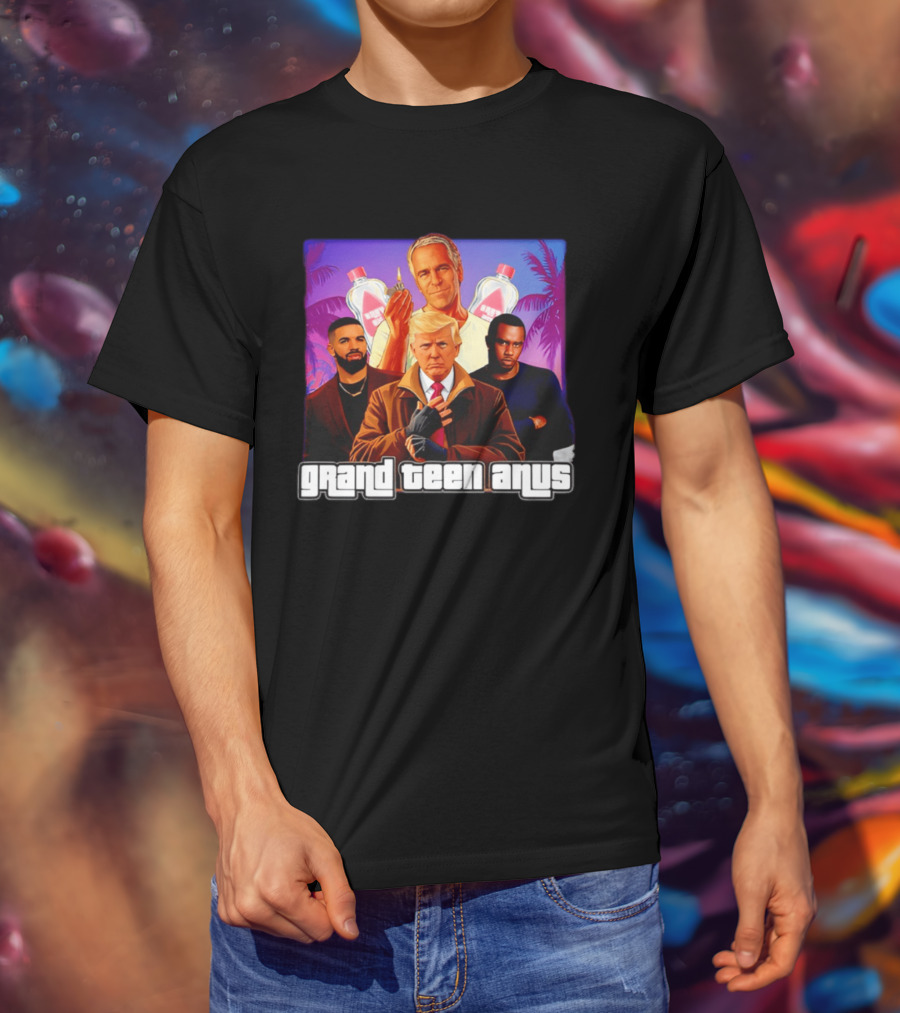 Donald Trump And Jeffrey Epstein Grand Teen Anus Political T-Shirt