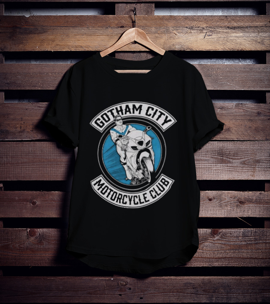 Gotham City Motorcycle Club Vintage Style Rider T-Shirt