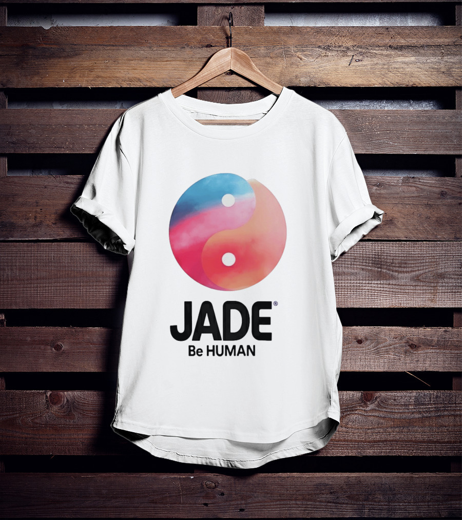 Jade Be Human Yin Yang T-Shirt