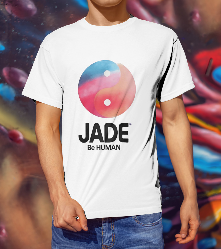 Jade Be Human Yin Yang T-Shirt