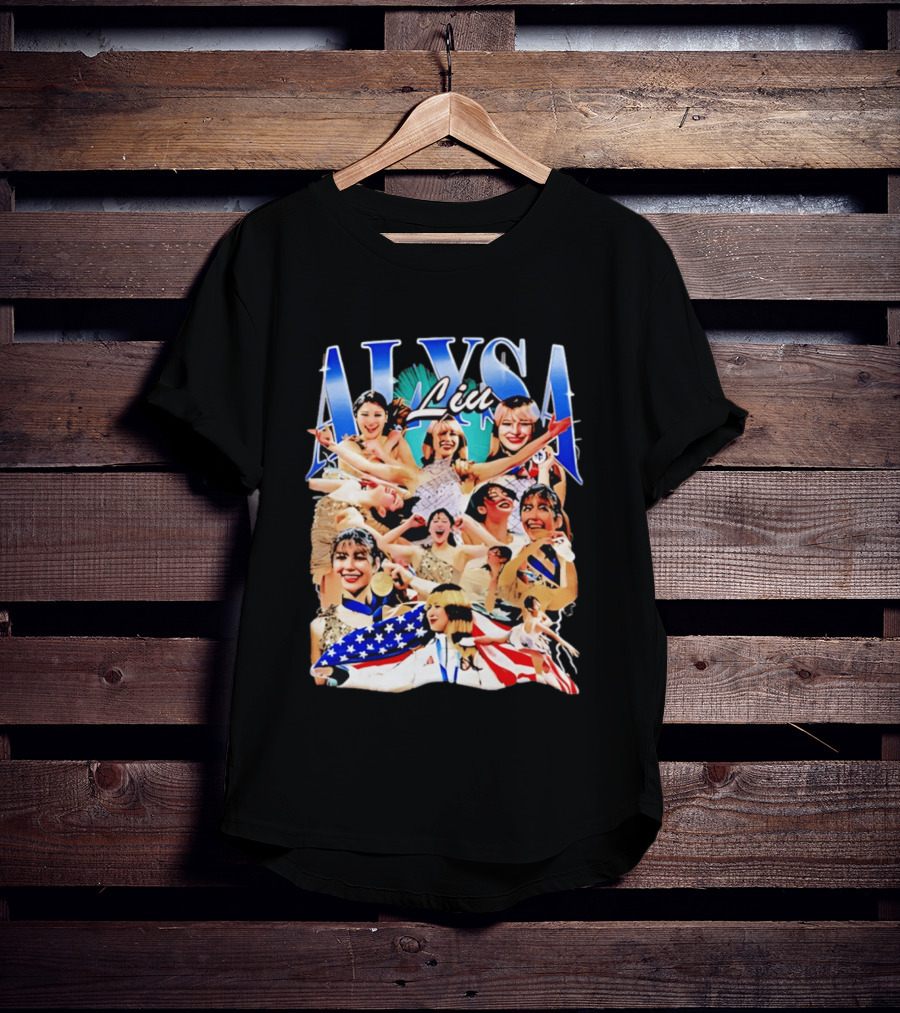 Alysa Liu Celebratory Figure Skating Moments Montage 2026 T-Shirt