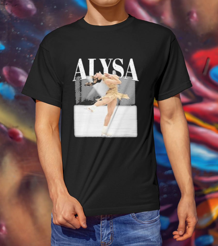 Alysa USA Skating Performance Frozen Moment T-Shirt