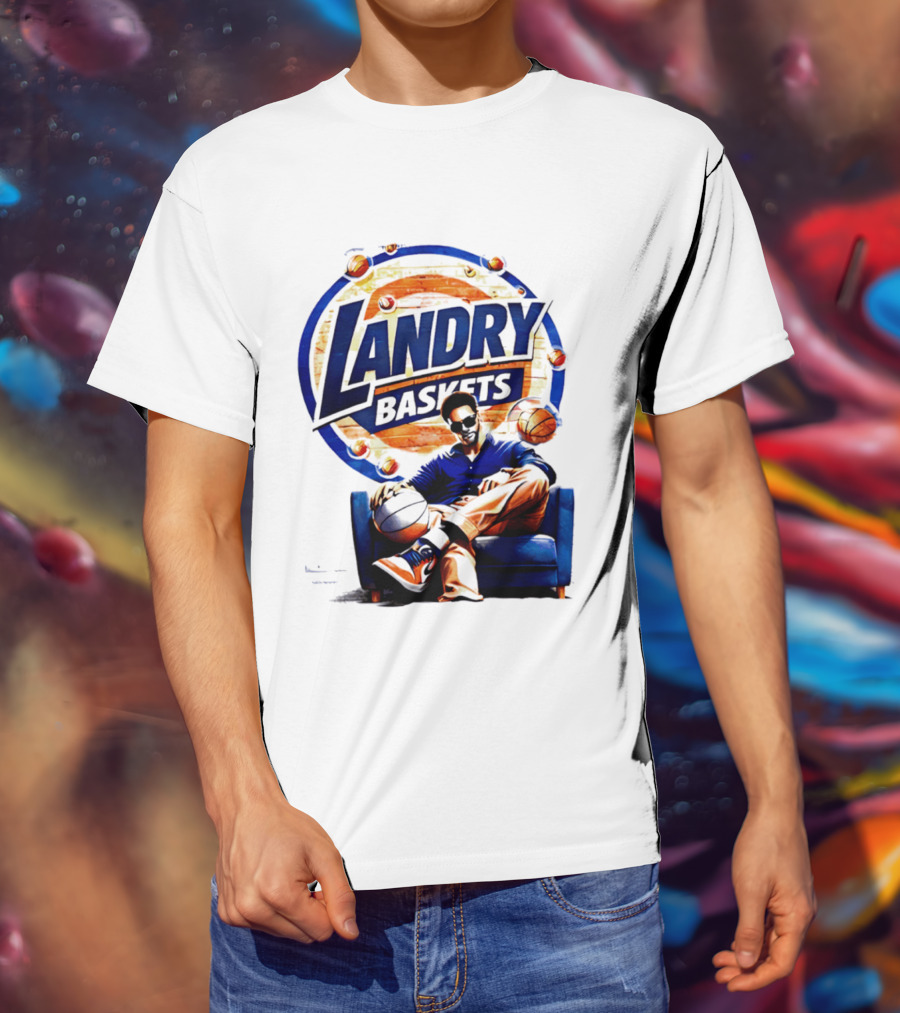 Landry Baskets Basketball Surreal Pop T-Shirt