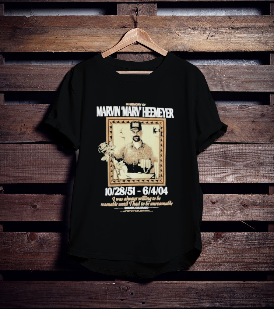 In Memory Of Marvin Heemeyer 10/28/51 6/4/04 T-Shirt