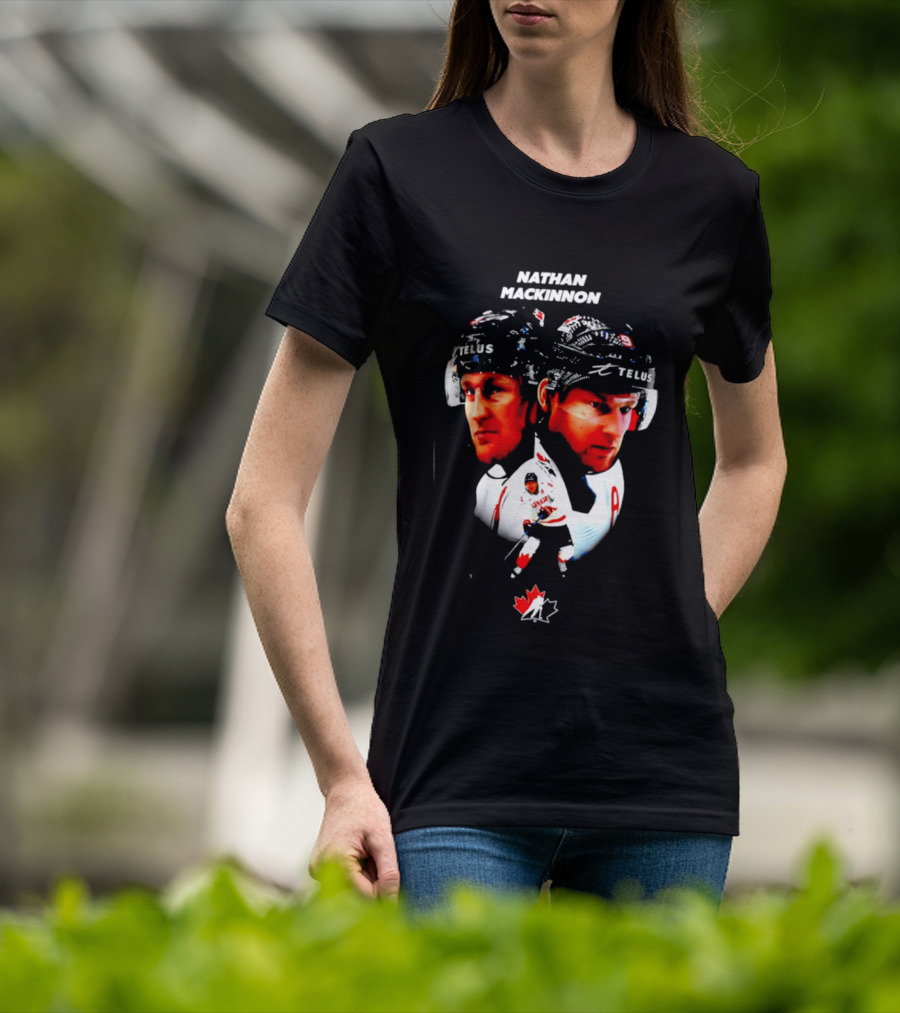 Nathan MacKinnon Canada Hockey Telus Team Maple Leaf T-Shirt