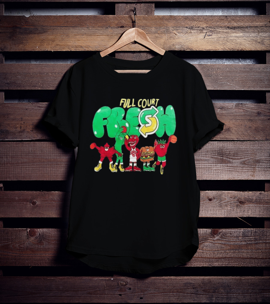 Toronto Raptors Full Court Fresh Characters 2026 T-Shirt